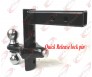 6 Position Adjustable Trailer Raise Drop 2" & 2-5/16" Hitch Ball Mount Receiver